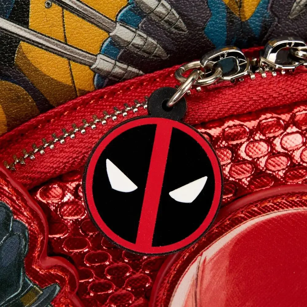Loungefly Marvel Deadpool 3 Tier Mini Backpack